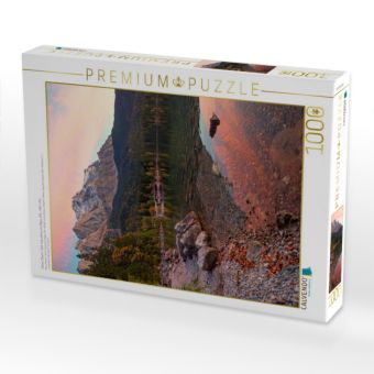 Produktbild: CALVENDO Puzzle Eibsee, Bayern.. Zitat: Augustinus von Hippo, 354 - 430 n. Chr. | 1000 Teile Lege-Gr&ouml;&szlig;e 64x48cm Foto-Puzzle f&uuml;r gl&uuml;ckliche Stunden