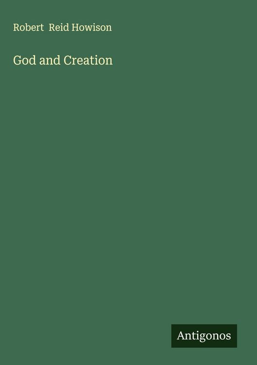 Produktbild: God and Creation