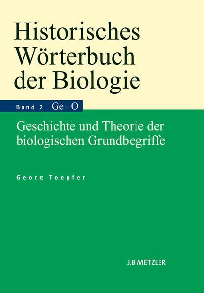Produktbild: Historisches W&ouml;rterbuch der Biologie