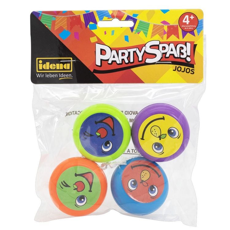 Produktbild: Idena Jojos Partyspa&szlig; Funny Face 4 St&uuml;ck