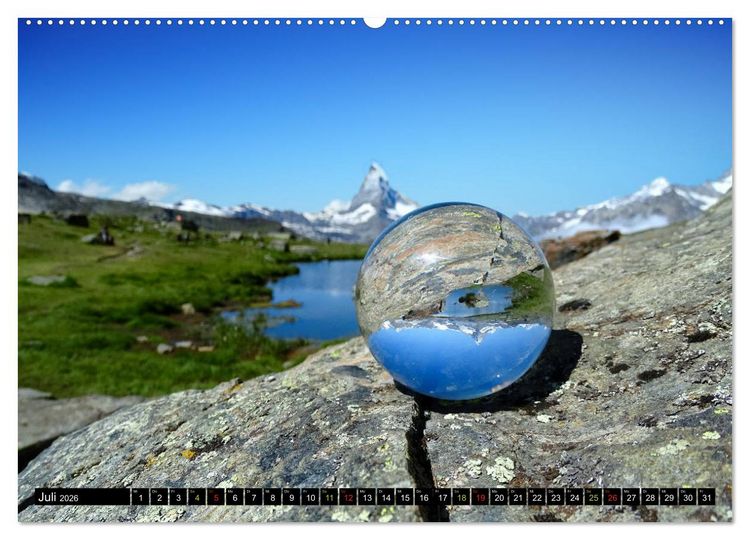 Produktbild: Und ewig lockt das Matterhorn (hochwertiger Premium Wandkalender 2026 DIN A2 quer), Kunstdruck in Hochglanz