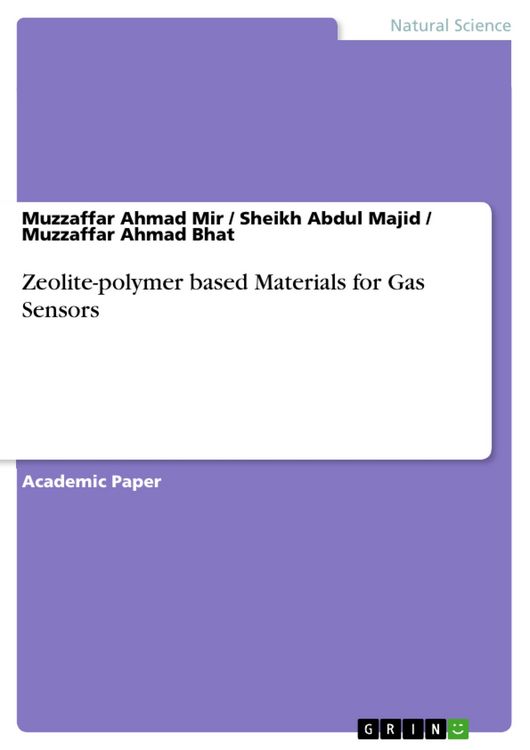 Produktbild: Zeolite-polymer based Materials for Gas Sensors