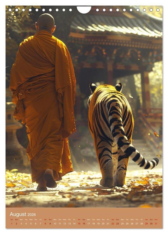 Produktbild: Zen in Orange (Wall Calendar 2026 DIN A4 portrait), CALVENDO 12 Month Wall Calendar