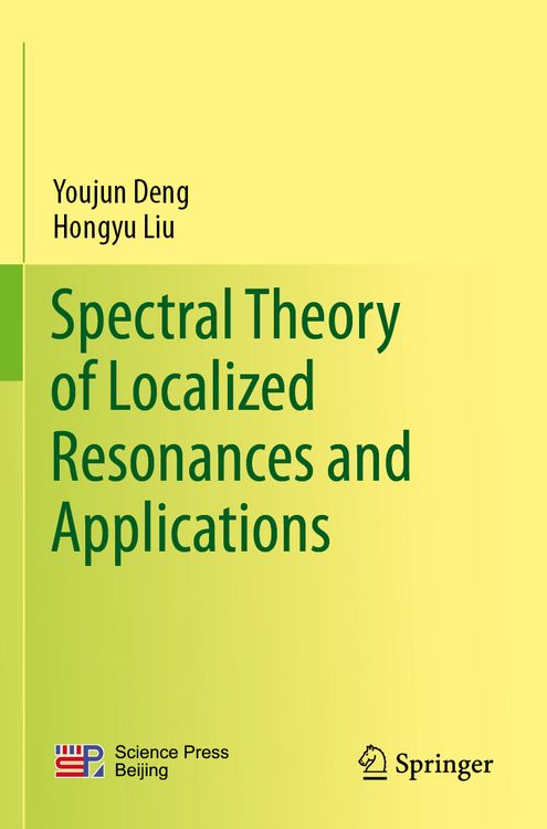 Produktbild: Spectral Theory of Localized Resonances and Applications
