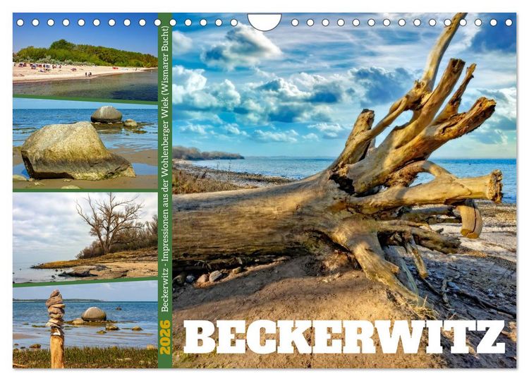 Produktbild: Beckerwitz - Impressionen aus der Wohlenberger Wiek (Wismarer Bucht) (Wandkalender 2026 DIN A4 quer), CALVENDO Monatskalender