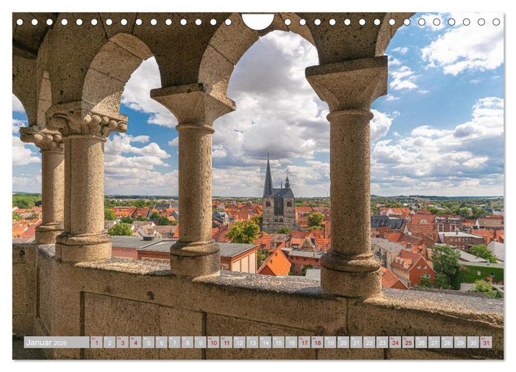 Produktbild: Quedlinburg - 1000 Jahre Geschichte im Harz (Wandkalender 2026 DIN A4 quer), CALVENDO Monatskalender