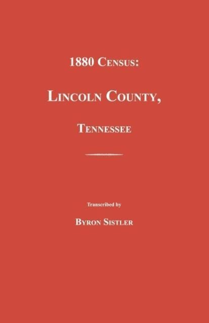 Produktbild: 1880 Census, Lincoln County, Tennessee