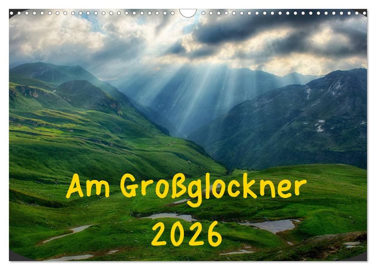 Produktbild: Am Gro&szlig;glockner (Wandkalender 2026 DIN A3 quer), CALVENDO Monatskalender