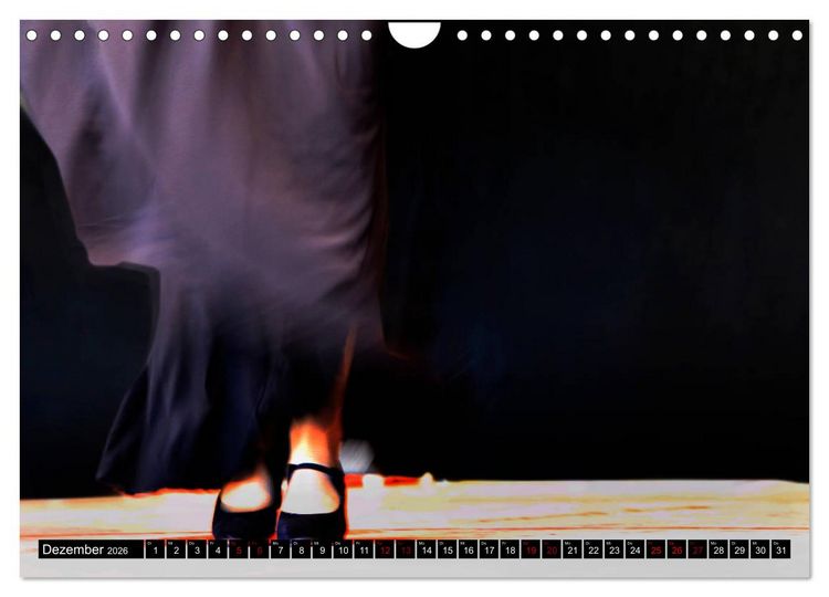 Produktbild: Flamenco. Spanischer Tanz (Wandkalender 2026 DIN A4 quer), CALVENDO Monatskalender