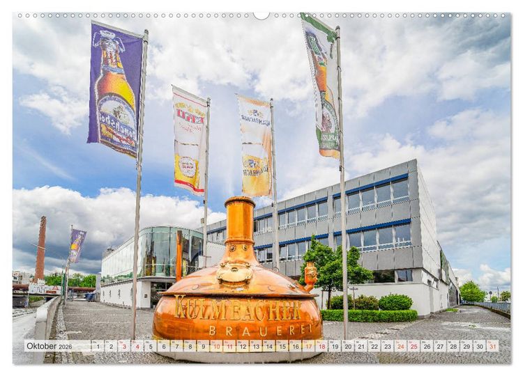 Produktbild: Kulmbach Impressionen (hochwertiger Premium Wandkalender 2026 DIN A2 quer), Kunstdruck in Hochglanz