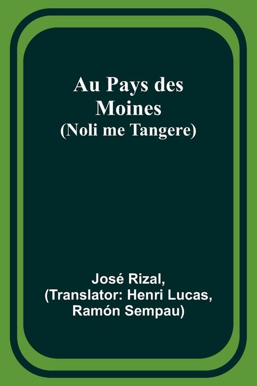 Produktbild: Au Pays des Moines (Noli me Tangere)