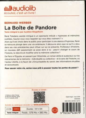 Produktbild: La bo&icirc;te de Pandore