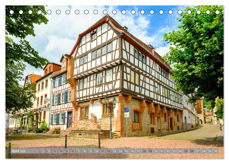 Produktbild: Ein Blick auf Gelnhausen (Tischkalender 2026 DIN A5 quer), CALVENDO Monatskalender
