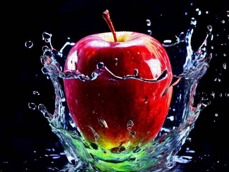 Produktbild: CALVENDO Puzzle Apfel - Malus | 1000 Teile Lege-Gr&ouml;&szlig;e 64x48cm Foto-Puzzle f&uuml;r gl&uuml;ckliche Stunden