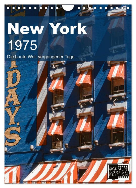 Produktbild: New York 1975 (Wandkalender 2026 DIN A4 hoch), CALVENDO Monatskalender