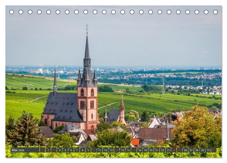 Produktbild: Kultur im Rheingau (Tischkalender 2026 DIN A5 quer), CALVENDO Monatskalender