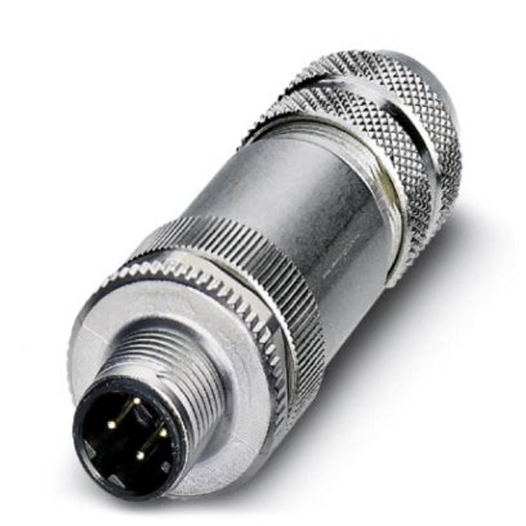 Produktbild: Phoenix Contact 1521261 Sensor-/Aktor-Datensteckverbinder M12 Stecker, gerade Polzahl Sensoren: 4 1 St.