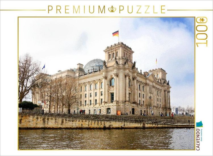 Produktbild: CALVENDO Puzzle Reichstag, Berlin | 1000 Teile Lege-Gr&ouml;&szlig;e 64x48cm Foto-Puzzle f&uuml;r gl&uuml;ckliche Stunden