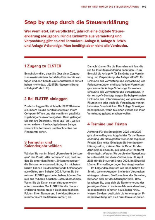 Produktbild: Das Steuer-Set f&uuml;r Vermieter