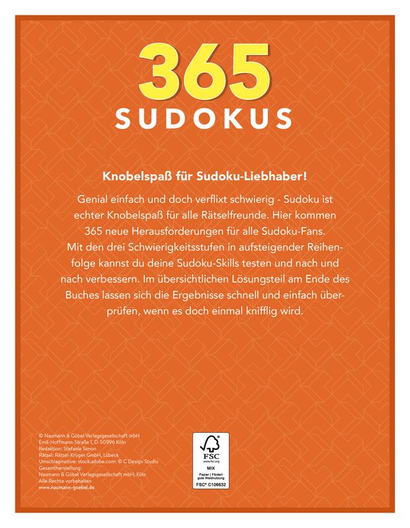 Produktbild: 365 Sudokus