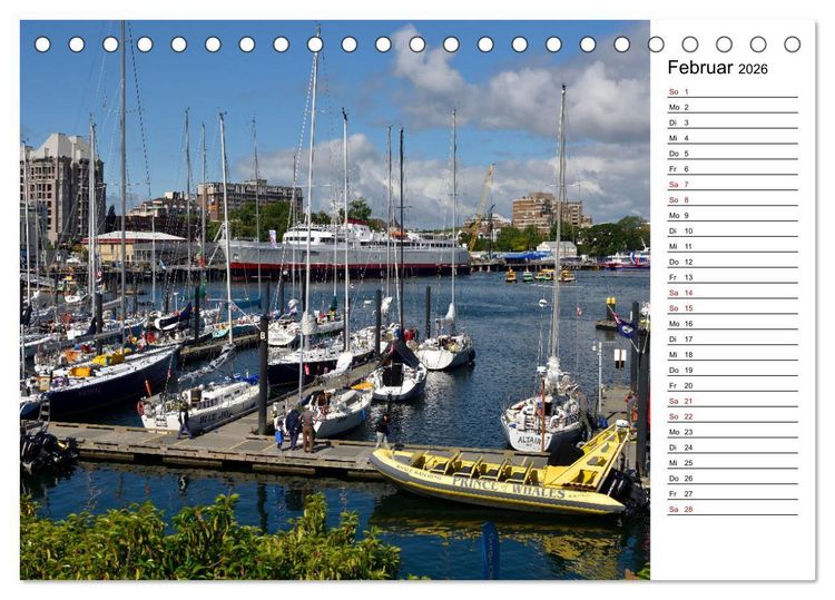 Produktbild: Vancouver Island - Perle im Kanadischen Westen (Tischkalender 2026 DIN A5 quer), CALVENDO Monatskalender