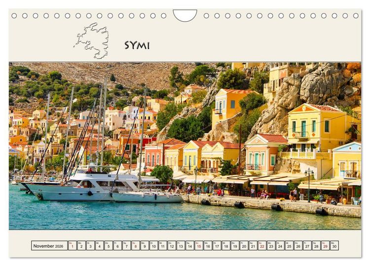 Produktbild: Reise durch die Griechische Inselwelt (Wandkalender 2026 DIN A4 quer), CALVENDO Monatskalender