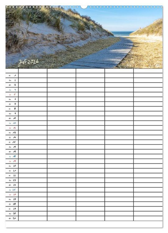 Produktbild: JUIST - DIE NORDSEEINSEL (hochwertiger Premium Wandkalender 2026 DIN A2 hoch), Kunstdruck in Hochglanz
