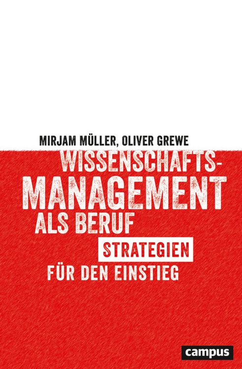 Produktbild: Wissenschaftsmanagement als Beruf