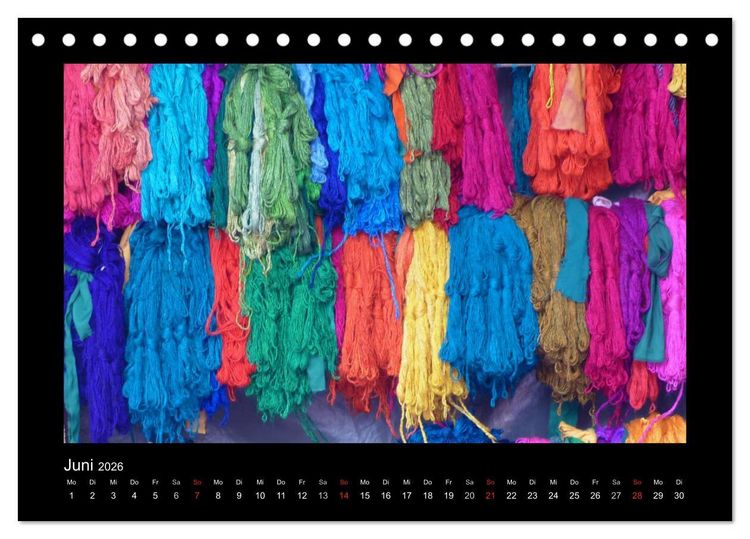Produktbild: Farbenfrohes Guatemala (Tischkalender 2026 DIN A5 quer), CALVENDO Monatskalender