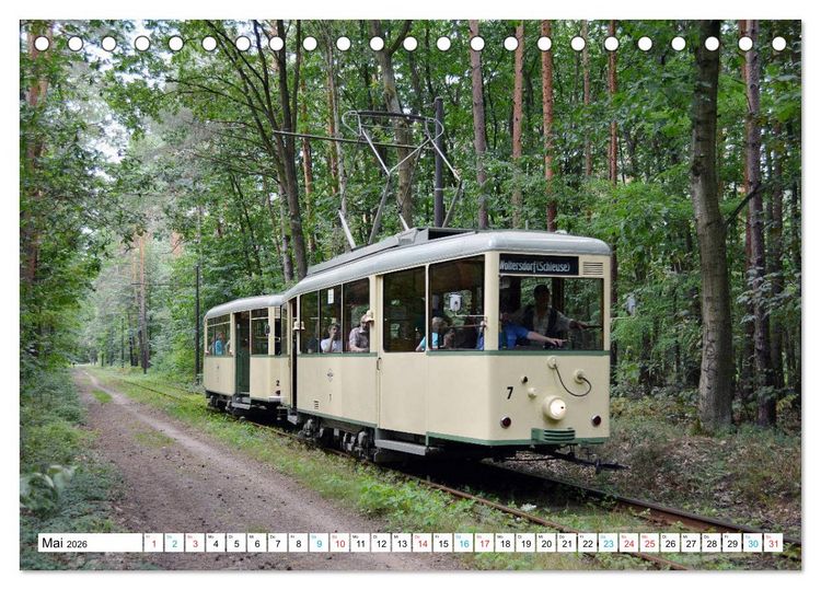 Produktbild: Tram historisch (Tischkalender 2026 DIN A5 quer), CALVENDO Monatskalender
