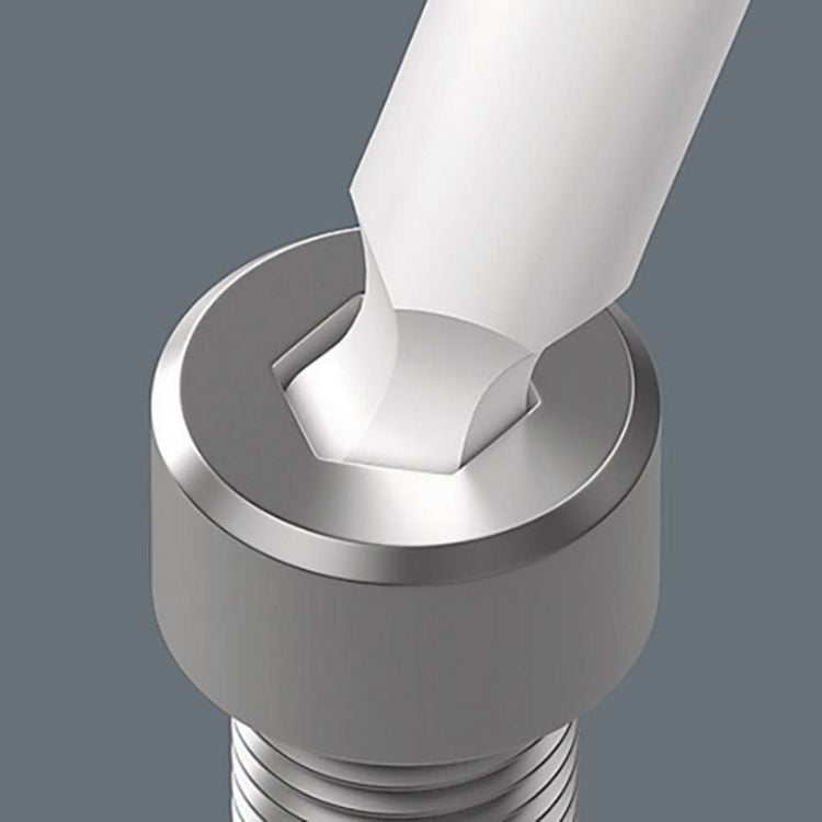 Produktbild: Wera 842/4 Sechskant-Bit 3mm Werkzeugstahl legiert, z&auml;hhart F 6.3 1St.