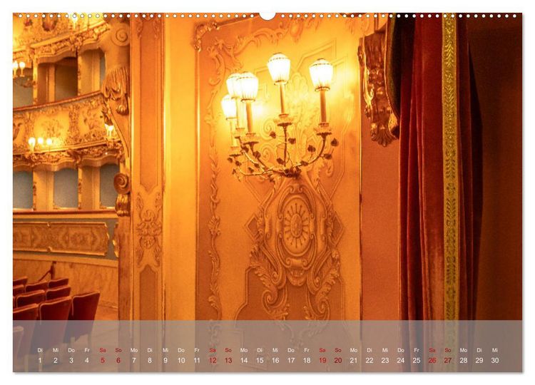 Produktbild: Teatro La Fenice (Wandkalender 2026 DIN A2 quer), CALVENDO Monatskalender