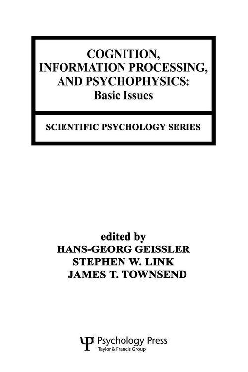 Produktbild: Cognition, Information Processing, and Psychophysics