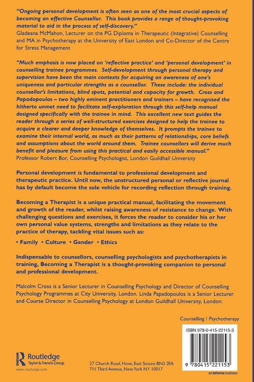 Produktbild: Becoming a Therapist