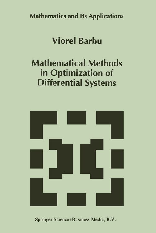 Produktbild: Mathematical Methods in Optimization of Differential Systems