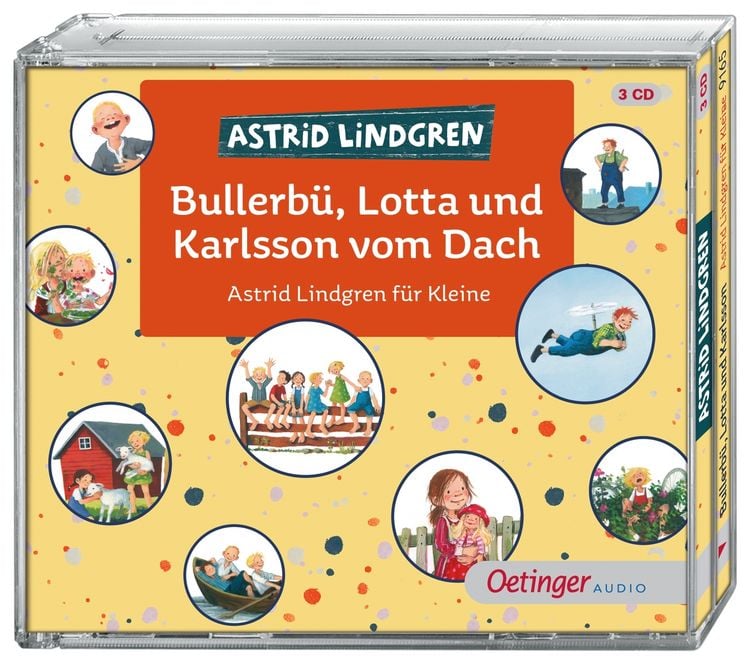 Produktbild: Bullerb&uuml;, Lotta und Karlsson vom Dach