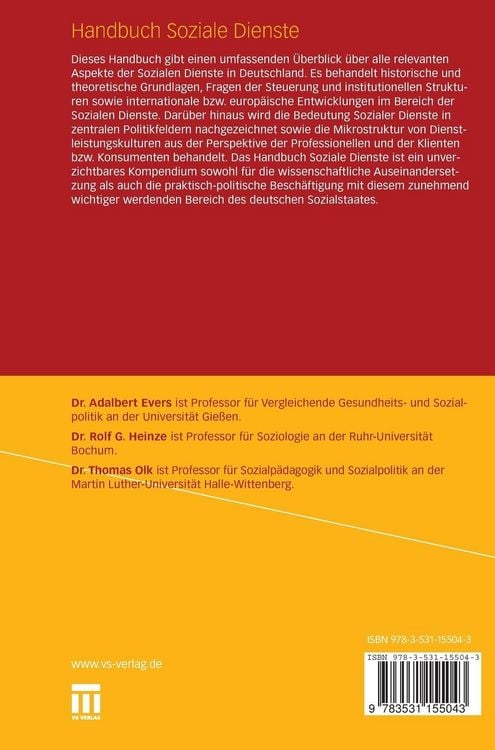 Produktbild: Handbuch Soziale Dienste