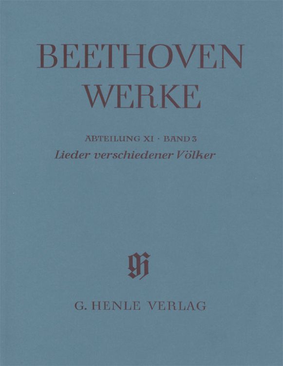 Produktbild: Beethoven, Ludwig van - Lieder verschiedener V&ouml;lker