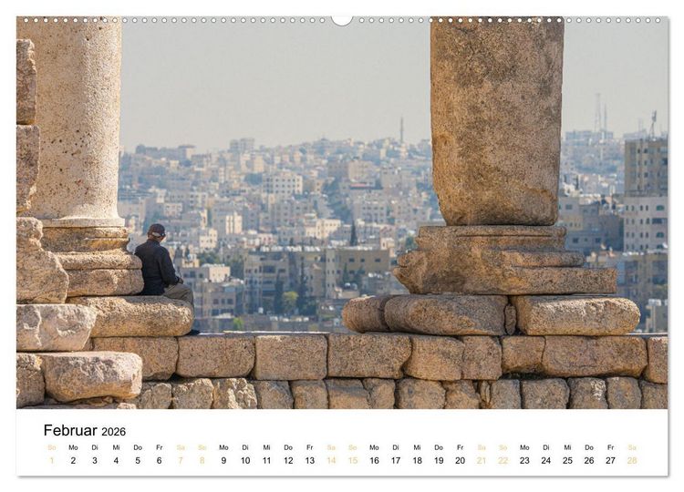 Produktbild: Jordanien - Land zwischen Antike und Moderne (hochwertiger Premium Wandkalender 2026 DIN A2 quer), Kunstdruck in Hochglanz