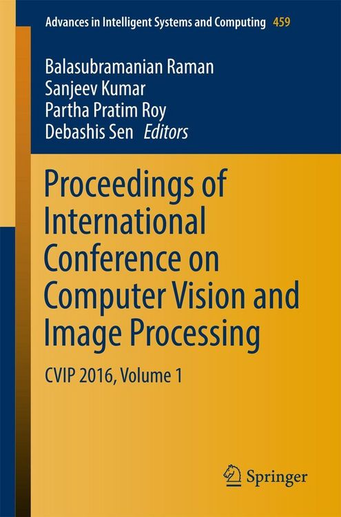 Produktbild: Proceedings of International Conference on Computer Vision and Image Processing