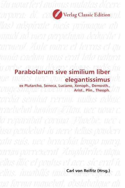 Produktbild: Parabolarum sive similium liber elegantissimus