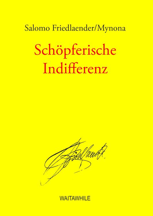 Produktbild: Sch&ouml;pferische Indifferenz