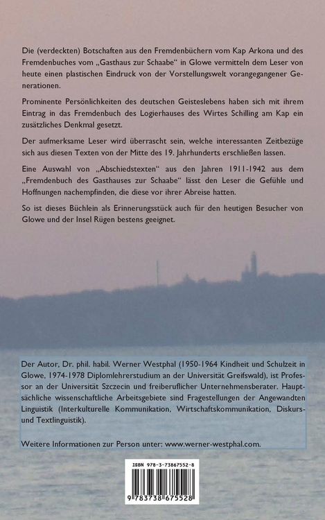 Produktbild: "Wem Gott will rechte Gunst erweisen, den l&auml;&szlig;t er mal nach Glowe reisen."