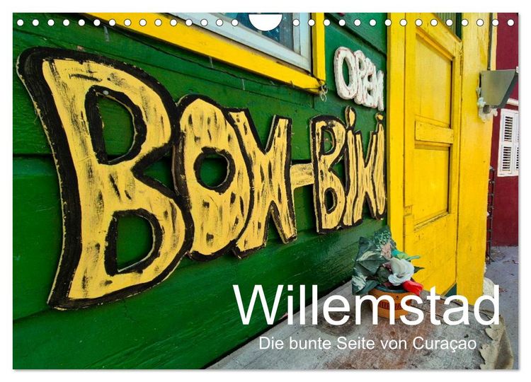 Produktbild: Willemstad - Die bunte Seite von Cura&ccedil;ao (Wandkalender 2026 DIN A4 quer), CALVENDO Monatskalender