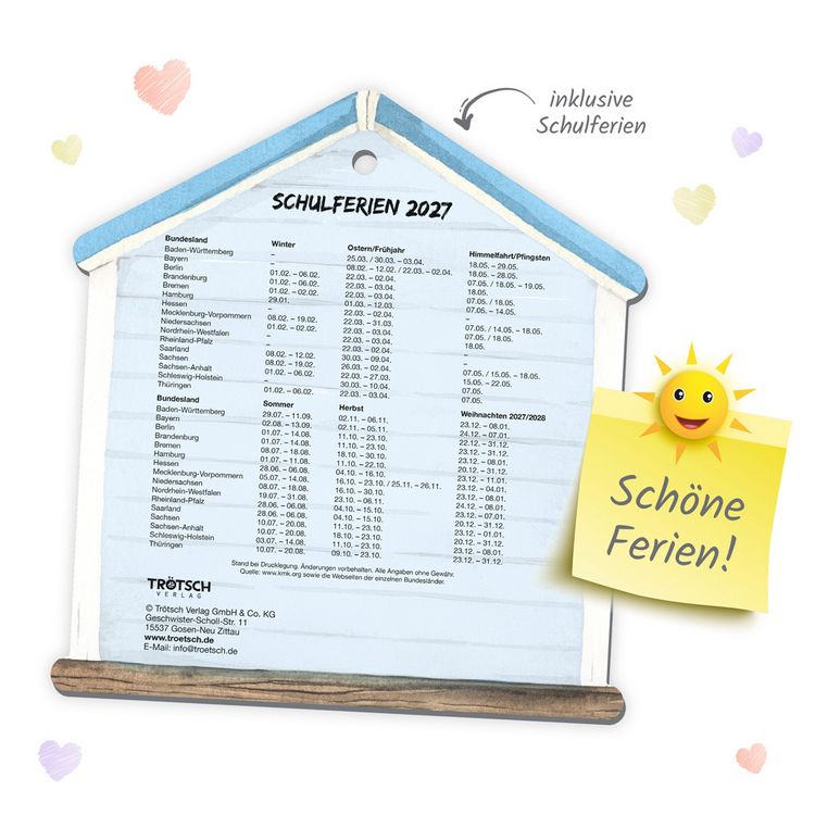 Produktbild: TR&Ouml;TSCH - Abrei&szlig;kalender Zauber der Heimat 2027