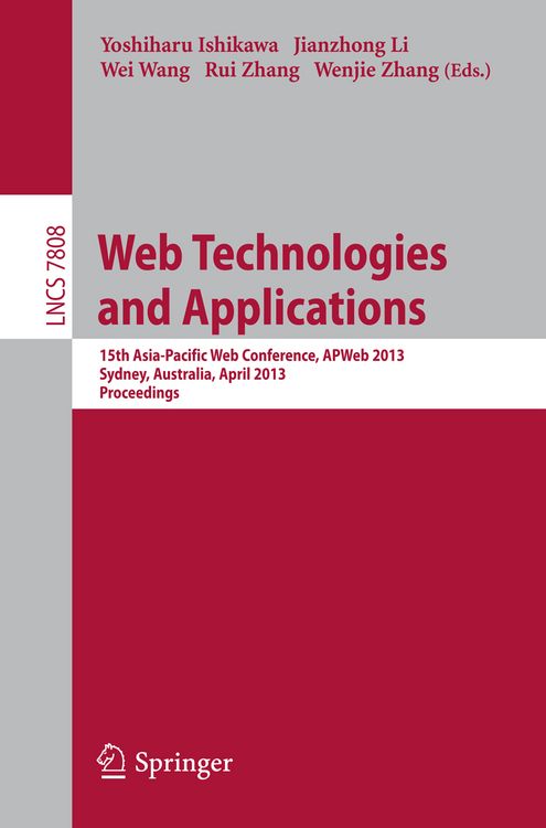 Produktbild: Web Technologies and Applications