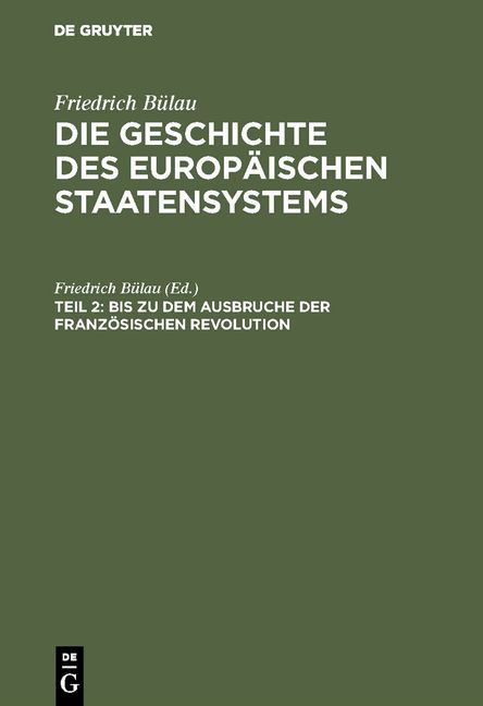 Produktbild: Bis zu dem Ausbruche der Franz&ouml;sischen Revolution