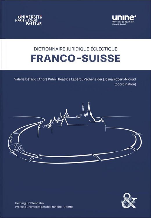 Produktbild: Dictionnaire juridique &eacute;clectique franco-suisse