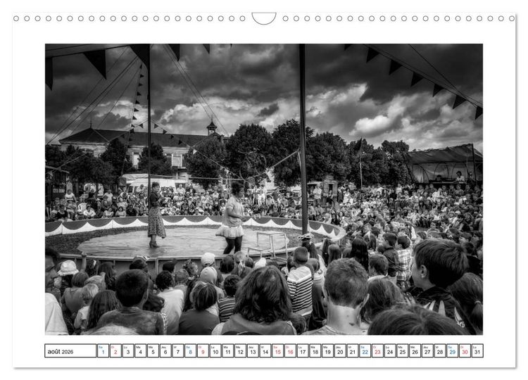 Produktbild: Sur la route avec le Cirque Bidon (Calendrier mural 2026 DIN A3 vertical), CALVENDO calendrier mensuel