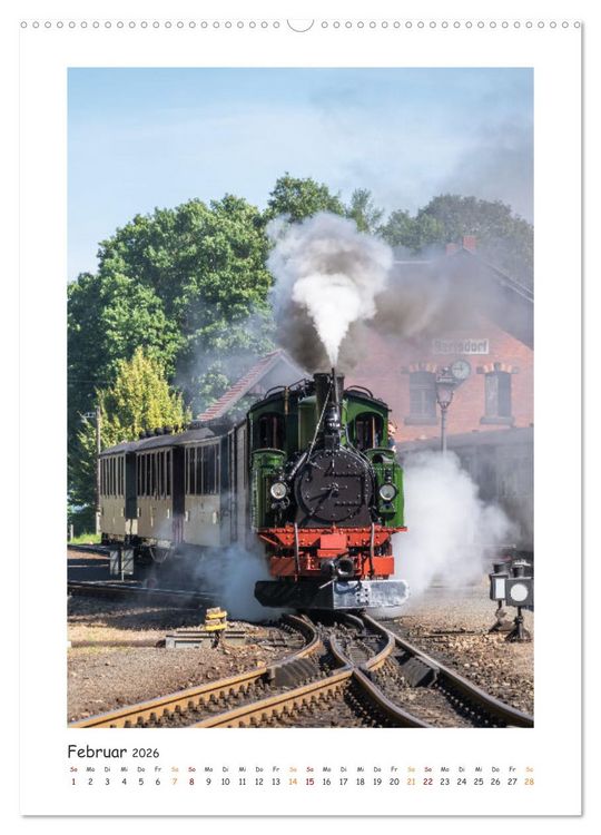 Produktbild: Faszination Museumsbahn (hochwertiger Premium Wandkalender 2026 DIN A2 hoch), Kunstdruck in Hochglanz